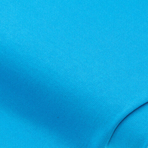 Sweatstoff "Basic" mit gerauter Innenseite, türkis
