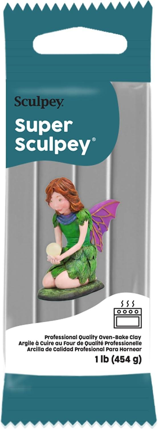 Super Sculpey Boetseerklei Grijs 454 g
