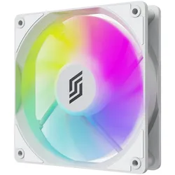 Silentware RF120W White 120mm PWM A-RGB Gehäuselüfter, leise, RGB-Beleuchtung, Gaming-PC
