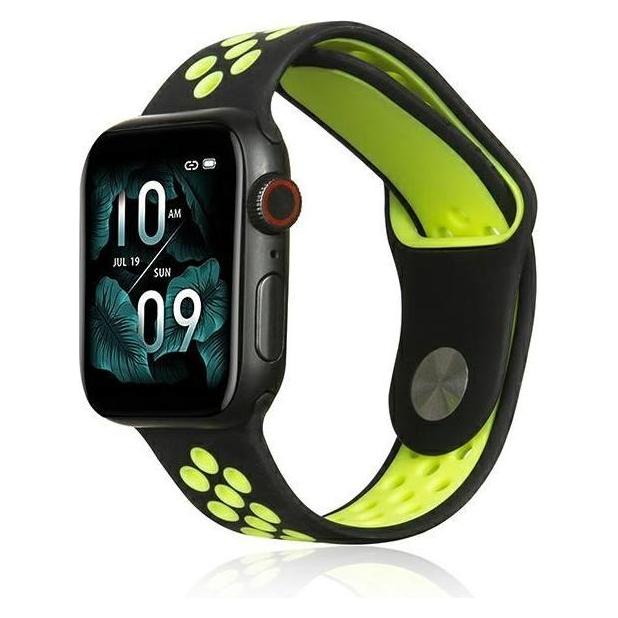 Beline pasek Apple Watch Sport Silicone 384041mm czarno-limonkowy blacklime (Silikon) (5904422919832)