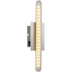 4 Watt LED Wand Lampe Leuchte Beleuchtung Metall Chrom Acryl Globo 68066-4