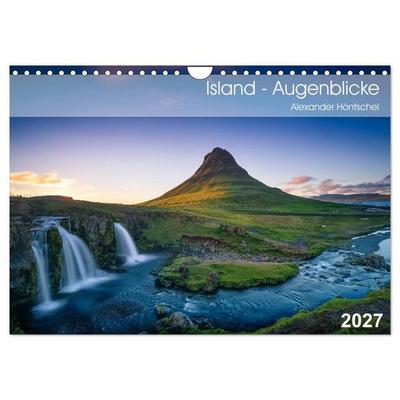Island - Augenblicke 2027 (Wandkalender 2027 DIN A4 quer), CALVENDO Monatskalender