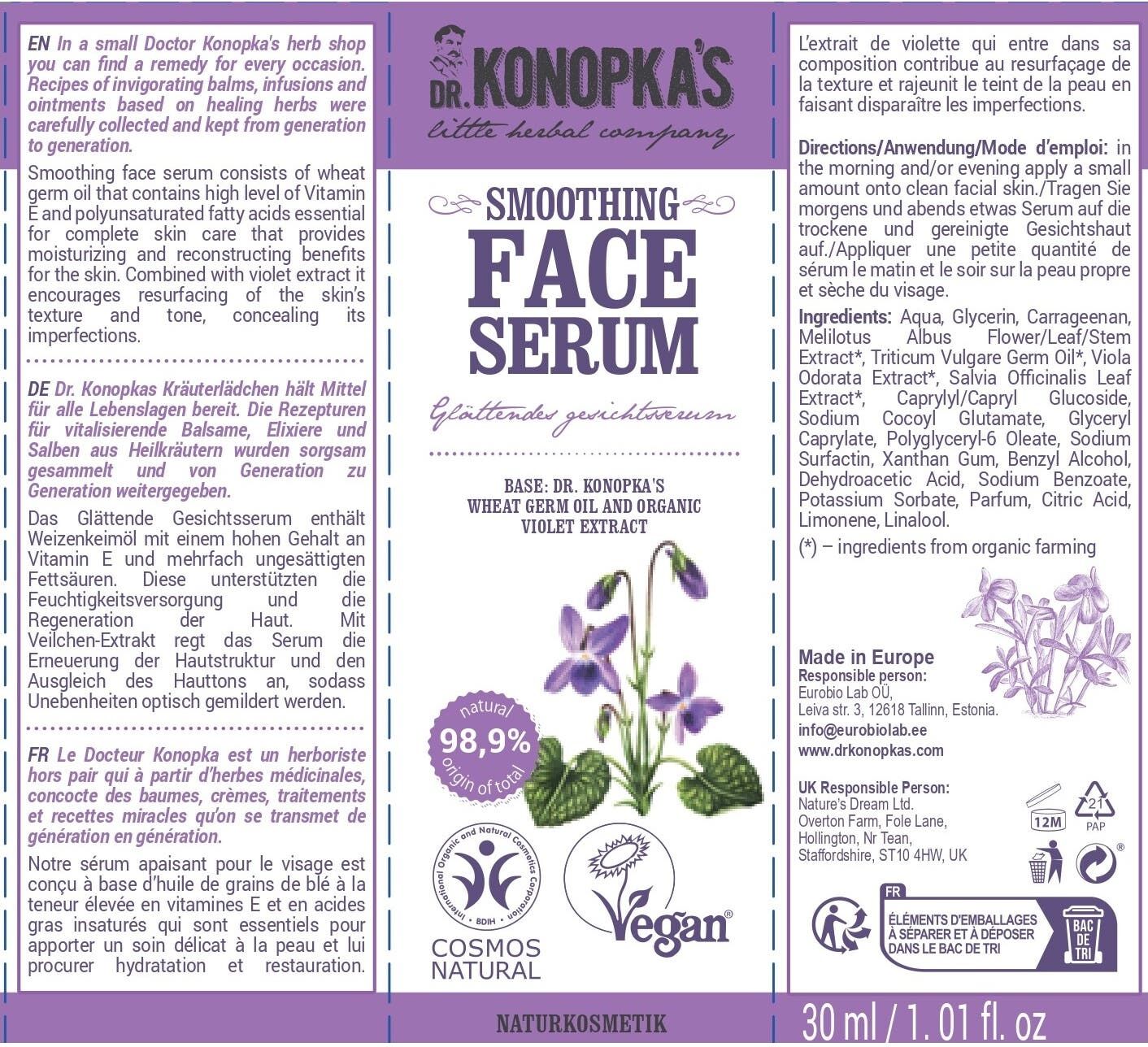 Dr. Konopka's Dr Konopka'S Serum Facial Suavizante 30 ml