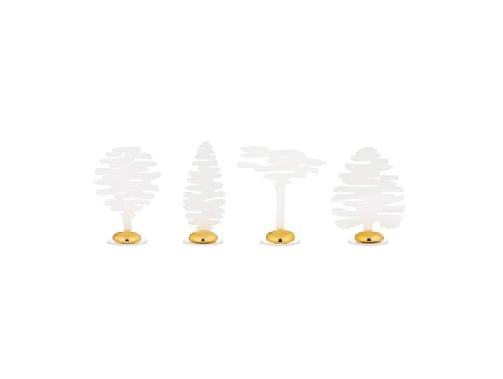 Alessi - Marque-place Bark - Blanc - Porcelaine - Designer Donia Maaoui