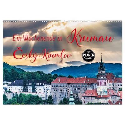 Ein Wochenende in Krumau (Wandkalender 2027 DIN A2 quer), CALVENDO Monatskalender