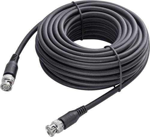 Sygonix SY-4714554 Video Verlängerungskabel [1x BNC-Stecker - 1x BNC-Stecker] 20.00m Schwarz