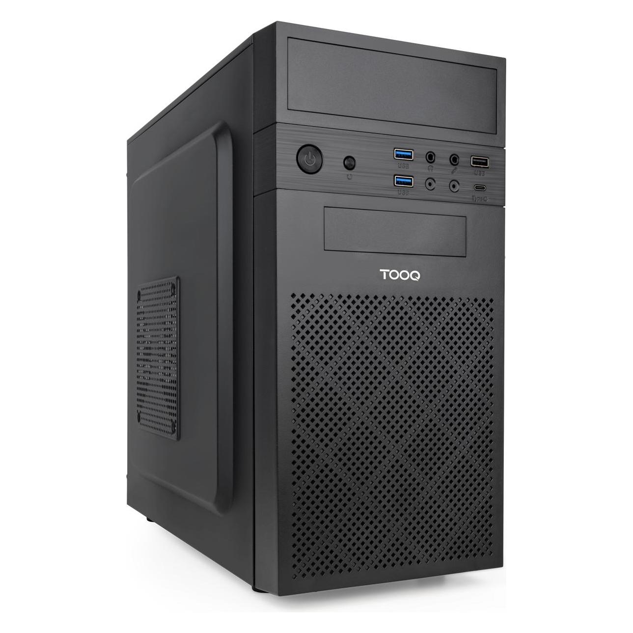 Tooq Technology Boitier Mini Tour Micro ATX TooQ TQC-4701-SP + Alimentation 500W (Noir) (mATX, Mini-ITX) (TQC-4701-SP)