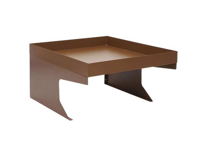 MCW Mähroboter-Garage Braun, Metall, 60x37x70 cm, Gartenzubehör, Gartenpflege, Gartenwerkzeuge