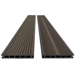Hardin 1fachgut 2m2 WPC Terrassendiele mit Zubehör Braun