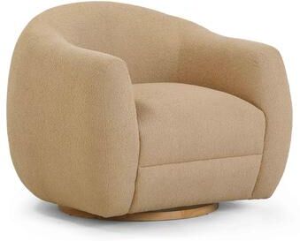 TOV Furniture Judy Boucle Swivel Chair