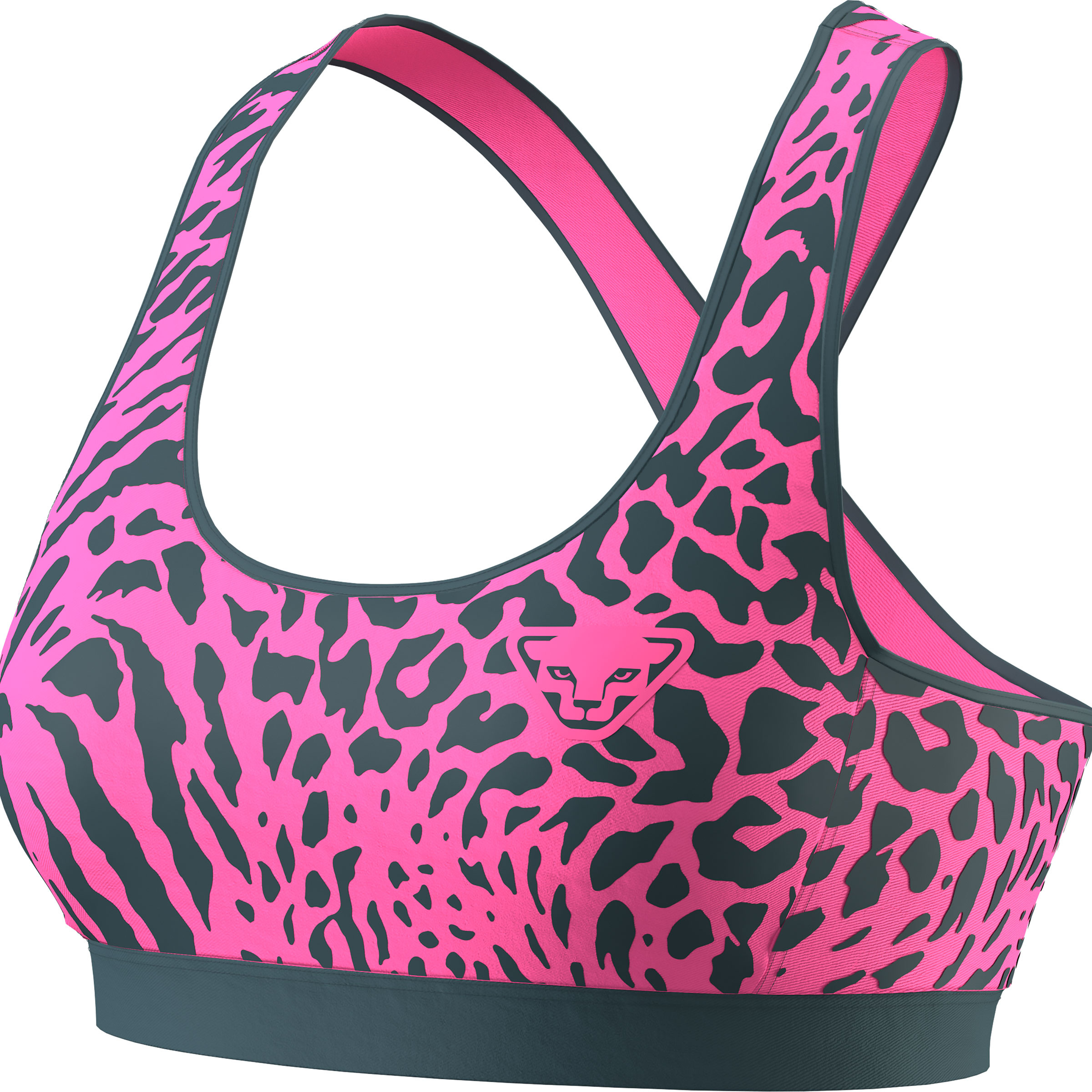 Dynafit Alpine Graphic Sport BH Damen Sport-BHs pink Größe XL Trailrunning | Laufen Widerstandsfähig