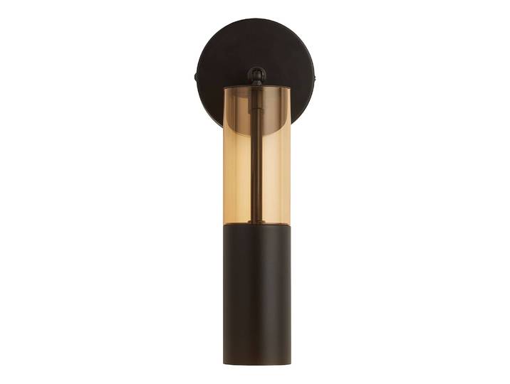 Applique murale Wands 10 x 10 x 30cm Noir Acier enduit par poudrage GU10