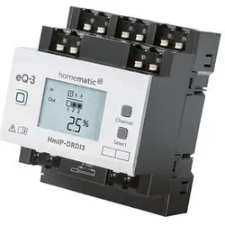 Homematic IP Funk-Dimmaktor für Hutschienenmontage 3-fach, HmIP-DRDI3