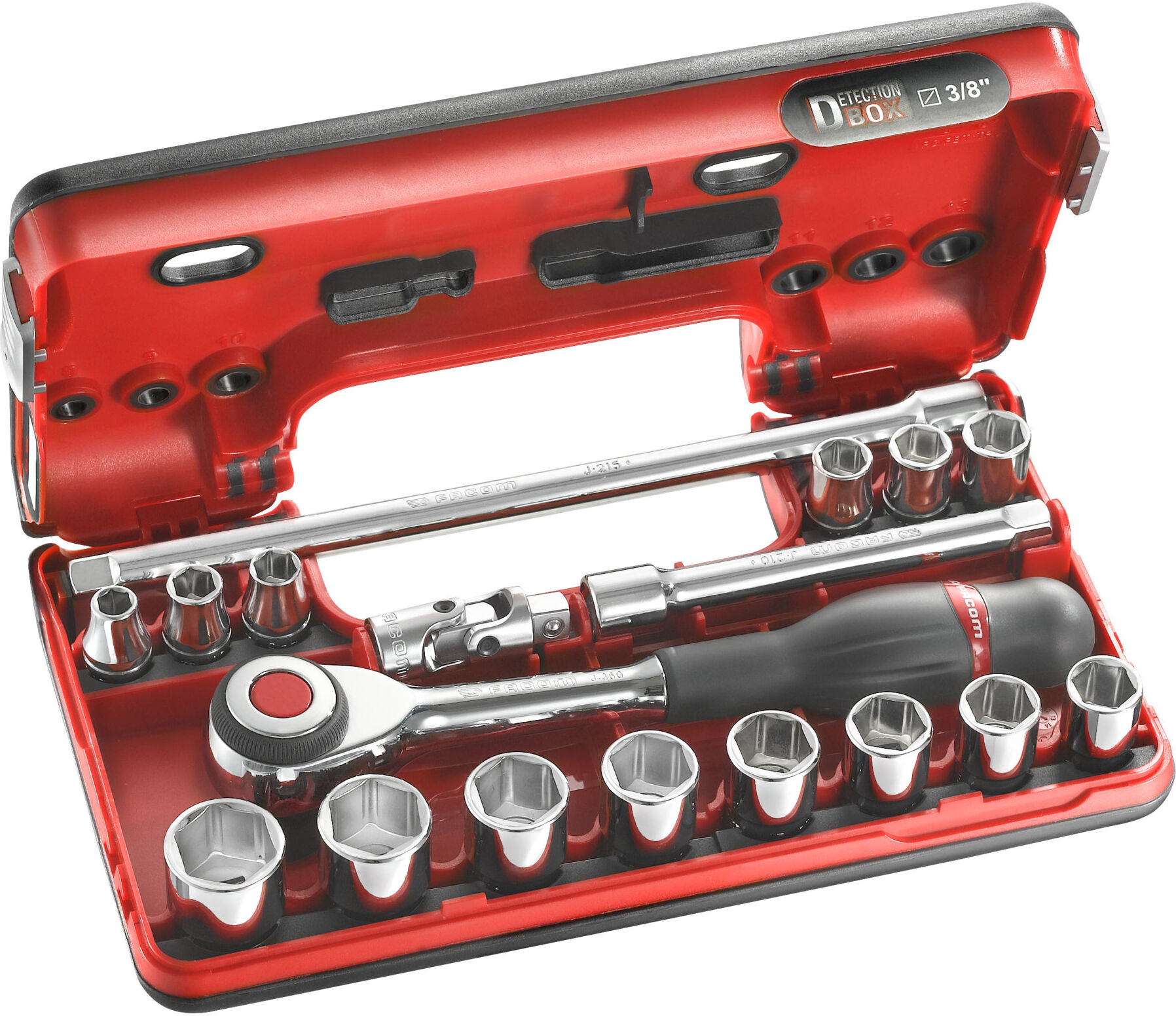 Facom Steckschluessel-Set 3/8" 6-Kant D-Box (J.360DBOX1)
