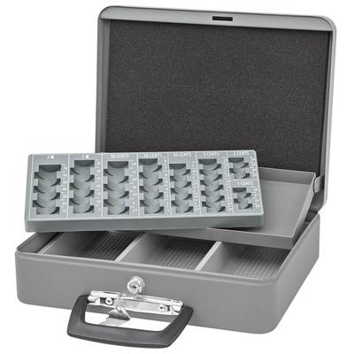 WEDO Geldzählkassette "Standard" - Größe: 355x275x100mm - lichtgrau/schwarz