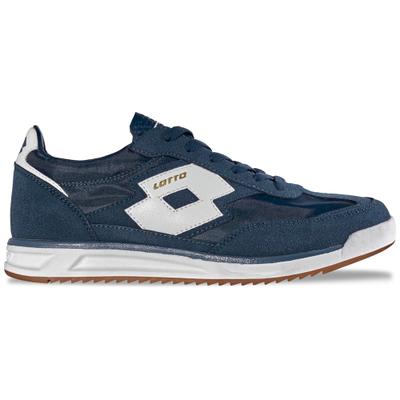 Sneaker LOTTO, Herren, Gr. 37, blau (navy, weiß), Synthetik, mehrfarbig, Schuhe Sneaker, - in angesagtem Retrodesign