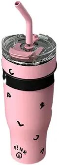 Youfap Market Stainless Steel Vacuum Insulated Water Cup, Large Capacity Insulated Bottle For Travel, Car, And Picnic pink