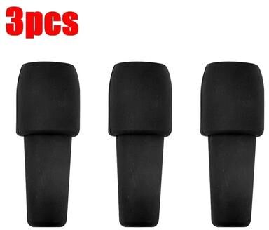 Uplift Picks Universal Silicone Wine Bottle Stopper Airtight Double Seal Wine Saver Cap black 3 Pcs