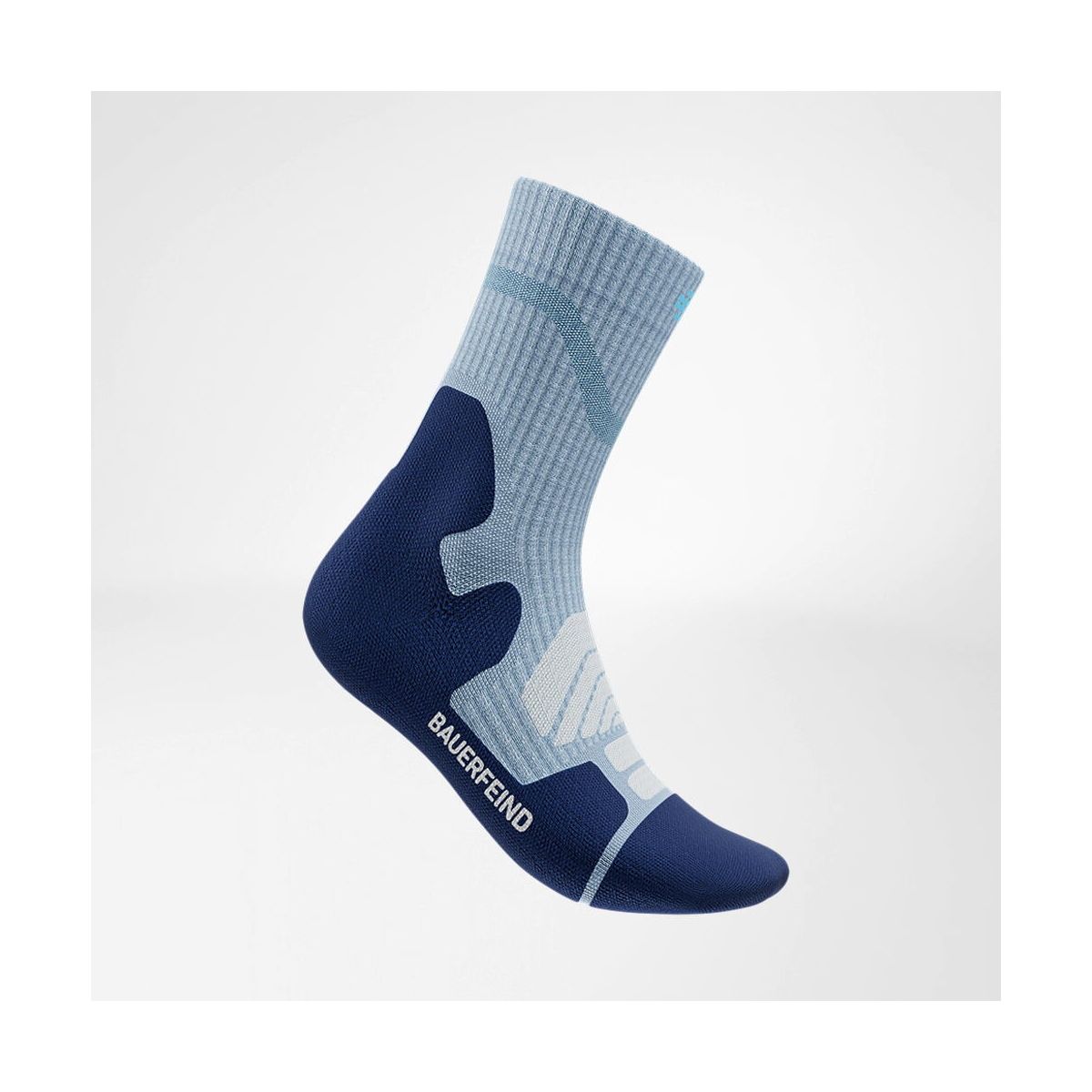 Bauerfeind Outdoor Merino Midcutsocks Wom sky blue (SKY-BLU) 43-46 70000535
