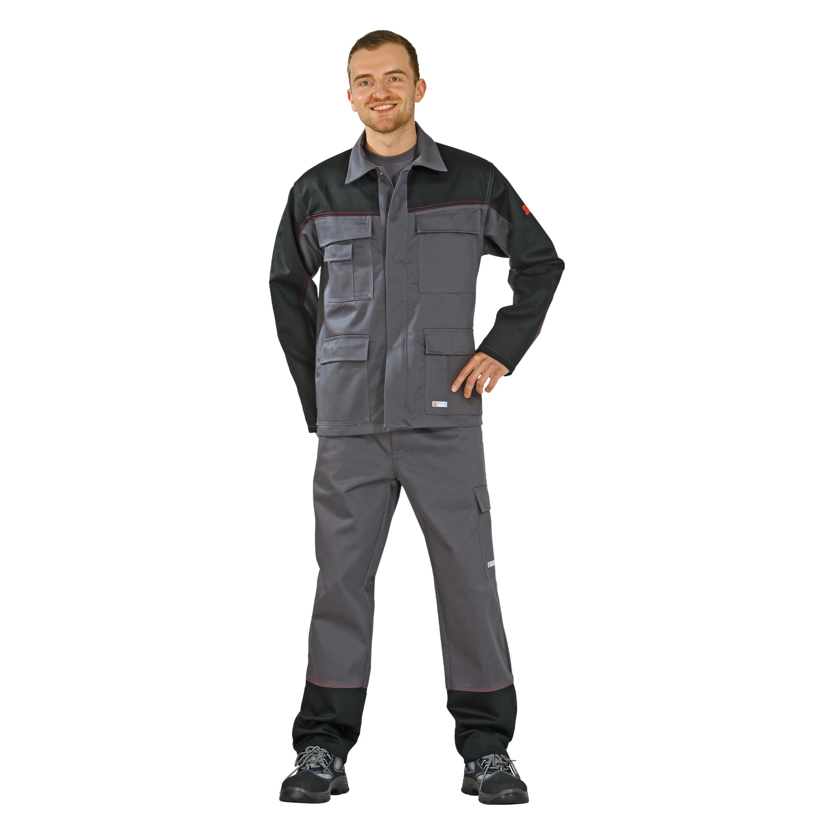 Planam Schweisserschutz-Bundjacke Weld Shield Grösse 52 grau/schwarz (52) (5510052)