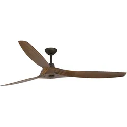 DC Deckenventilator Morea Walnuss 152 cm mit Fernbedienung