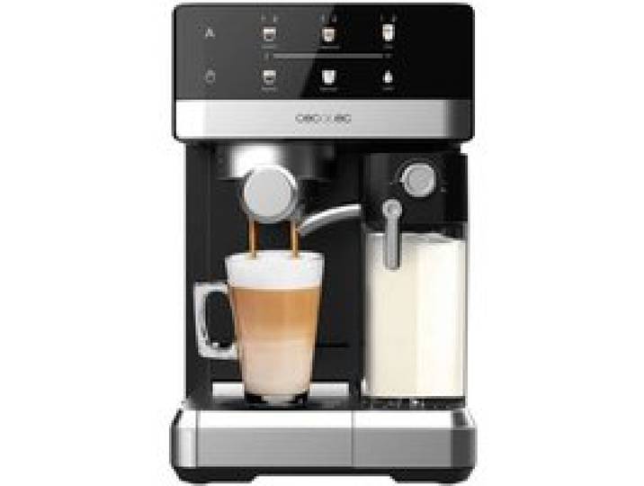 Cecotec Machine à Café Expresso Semi-automatique Tactile avec Réservoir de Lait Power Espresso 20 Touch & Cream. 1350W