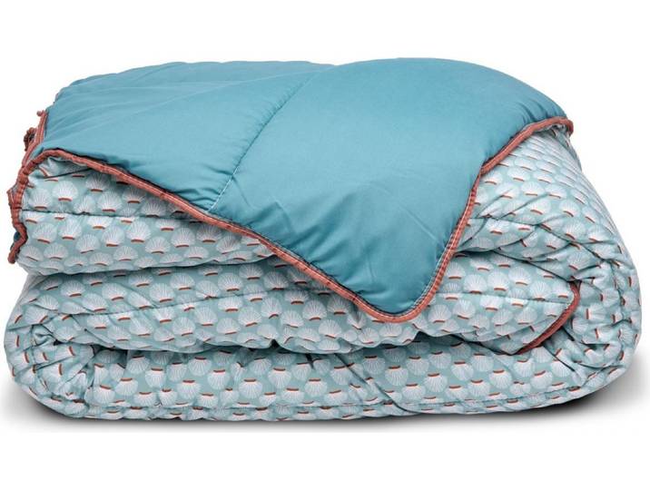Bleu Calin Couette Imprimée Douceur - Chaude 350g/m2 - 140x200cm