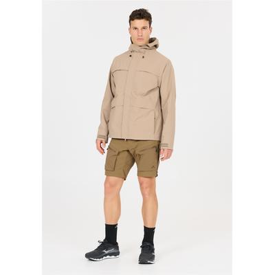 Outdoorjacke WHISTLER "Liel", Herren, Gr. XL, beige, 100% Polyester, unifarben, normal, hoch geschlossener Ausschnitt, Jacken Outdoorjacke, Getapte Nähte