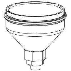 Grünbeck Trichter für MX/MXA DN 25 - 100 107406e für MX/MXA DN 25 - 100