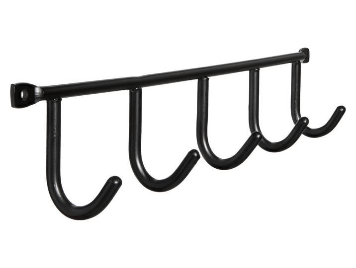 Hettich Hakenleiste Budget Stahl Schwarz 350 mm