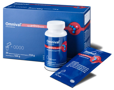 Med Pharma Service GmbH OMNIVAL orthomolekul.2OH arthro norm 30Gran.Kap. 534 g 06588431