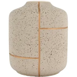GILDE Vase Flag H=18cm - beige