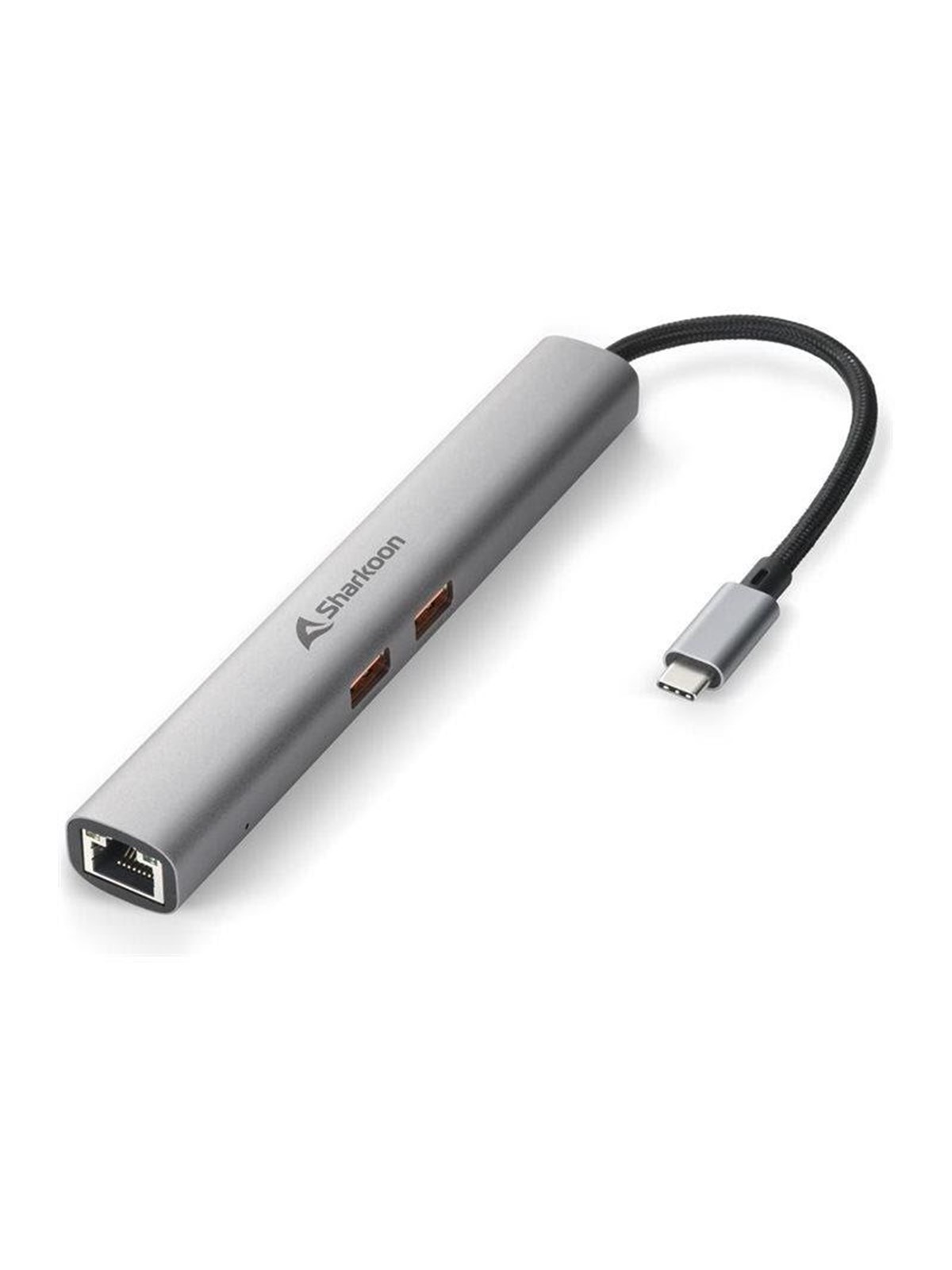Sharkoon OfficePal Combo Adapter - docking station - USB-C - HDMI - 1GbE