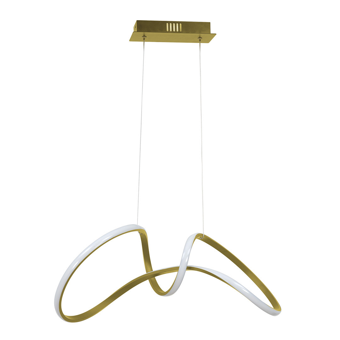Milagro TESORO Hanglamp Kroonluchter Goud met 48W LED
