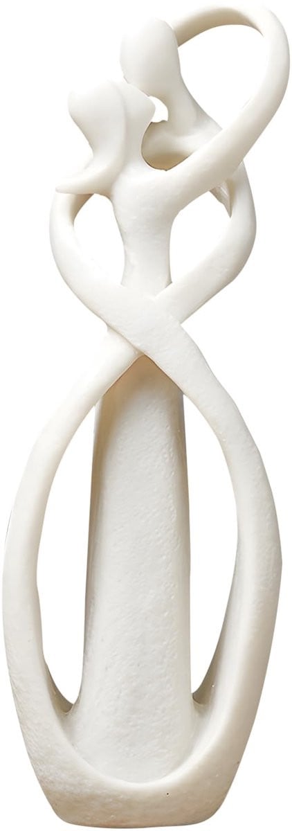 Decoratief Geliefdenbeeld Kus - Paars Abstract Polyresin Sculptuur voor Koppels en Huwelijksjubilea