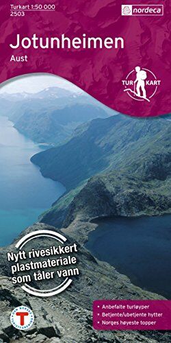 Nordeca - Norwegen topographische Wanderkarte Jotunheimen Aust, Turkart 1:50.000 [Landkarte] - Preis vom 13.10.2026 19:28:25 h