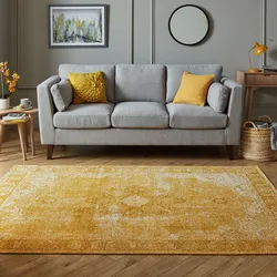 Teppich Orient Senfgelb 120 x 170 cm - COQUET   Kadima Design