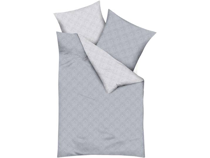 Wendebettwäsche KAEPPEL La Ville , grau (taube), B/L: 135cm x 200cm, 1 Stk., 1 Stk., Mako-Satin, B/L: 80cm x 80cm, 2 Stk., Mako-Satin, Obermaterial: 100% Baumwolle, Bettwäsche, Wendebettwäsche