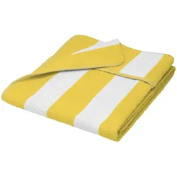 HANDTUCH Cassis 200x75cm Gelb/Weiß gestreift