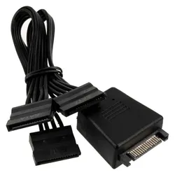 Silverstone SST-CP06 SATA Anschlusskabel (18 cm, SATA), Interne Kabel (PC)