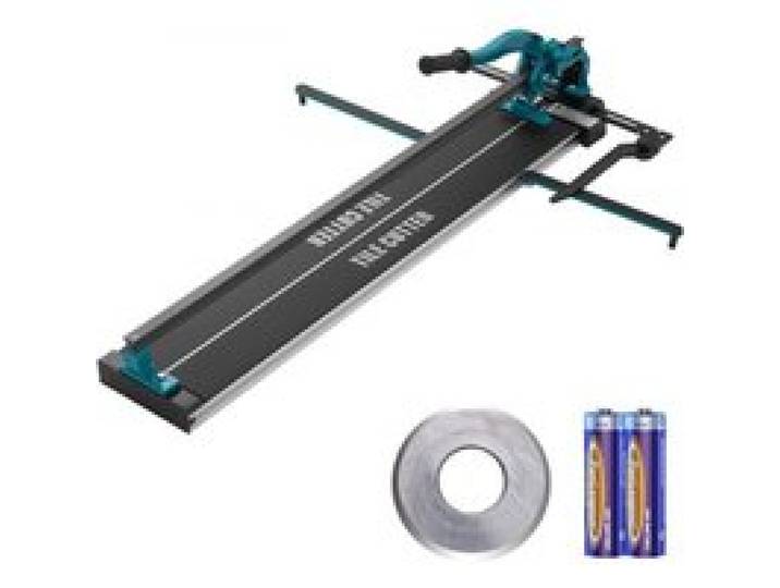 VEVOR tegelsnijder met een totale snijlengte van 1000 mm, snijdikte 4-15 mm, minimale snijbreedte 25 mm. Tegelsnijder inclusief extra snijwiel. Voor tegelzet- en renovatieprojecten.