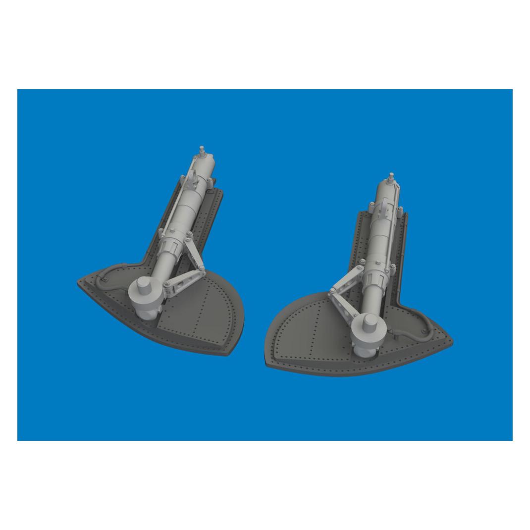 Eduard Spitfire Mk.IX/XVI undercarriage legs PRINT for (6481169)