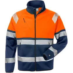 Warnschutz Sweatjacke "4517 SSL" Stiby - S - orange/marine