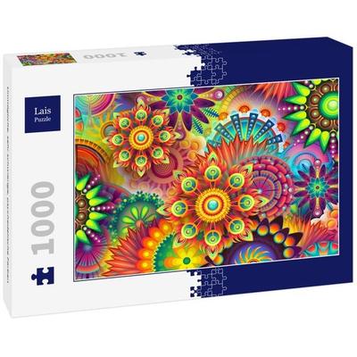 Lais Puzzle Unmögliche, sehr schwierige, psychedelische Farben 1000 Teile