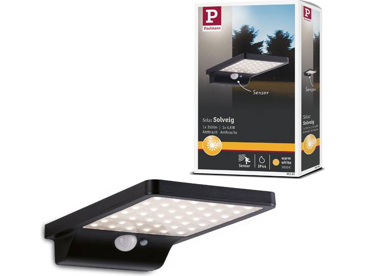 Paulmann Solar LED Außenwandleuchte Solveig