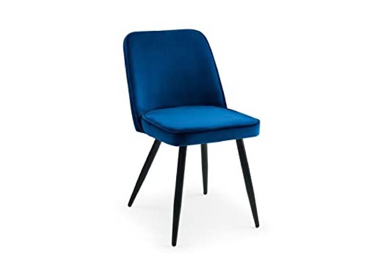 Julian Bowen Burgess Esszimmerstuhl, 2 Stück, blau
