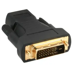 INLINE HDMI-DVI Adapter, HDMI Buchse auf DVI Stecker, vergoldete Kontakte, 4K2K kompatibel
