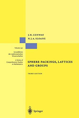 John Conway - Sphere Packings, Lattices and Groups (Grundlehren der mathematischen Wissenschaften, 290, Band 290) - Preis vom 02.10.2026 23:42:20 h