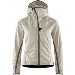 Klättermusen Ansur Hooded Wind Jacket M ́s Dove Raven, Größe XL