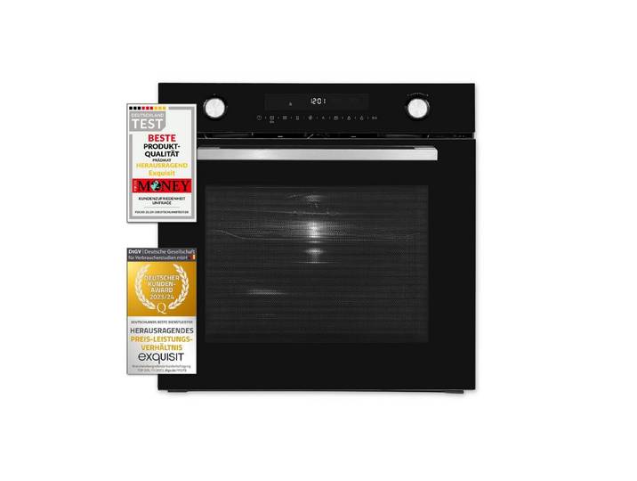 exquisit Einbau-Mikrowelle, Mikrowelle, Mikrowelle + Grill, Mikrowelle + Heißluft, Grill, Auftau-Programm, Mikrowelle + Grill + Umluft, Grill + Umluft, 72,00 l, Timer, Kindersicherung, 5 Leistungsstufen, Kombinationsgerät